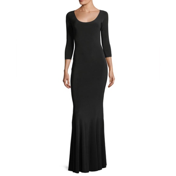 Norma Kamali Dresses & Skirts - NORMA KAMALI NWT SCOOP NECK FISHTAIL DRESS TO MIDCALF